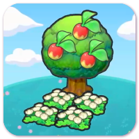 Fleurs duveteuses sous un arbre